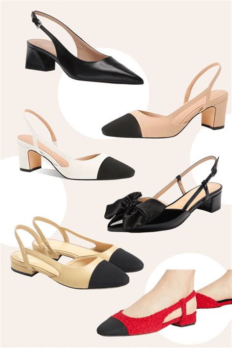 slip on chanel imitação|chanel slingback dupes.